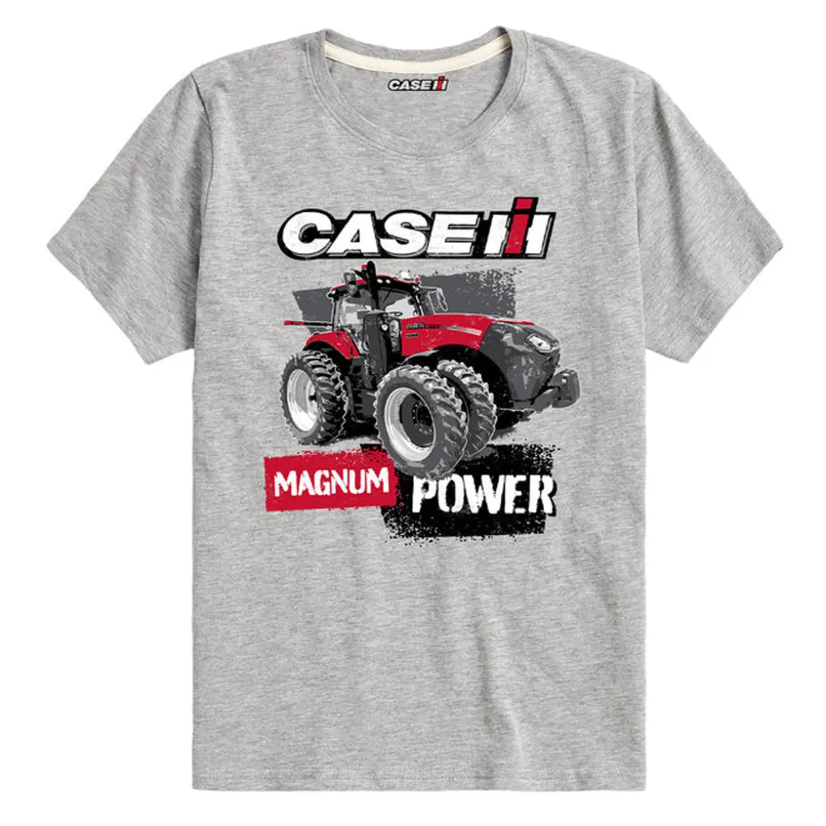 Youth Case IH Magnum Power Athletic Grey Short Sleeve T-Shirt