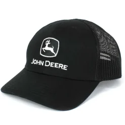 Youth John Deere Black Mesh Back Hat