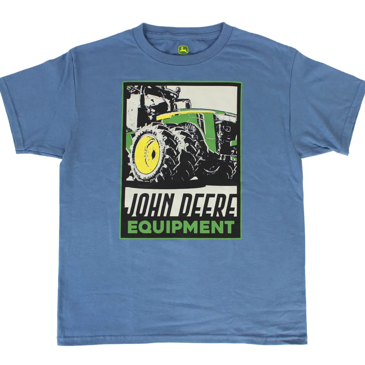 Youth John Deere Equipment Blue Short Sleeve T-Shirt