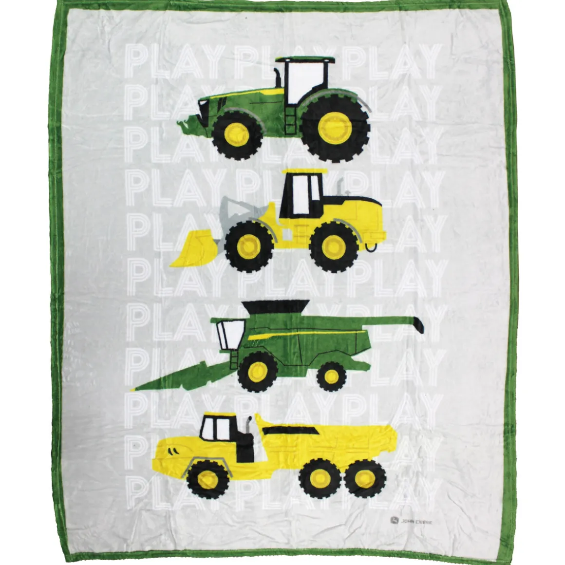YOUTH John Deere Logo 50in x 60in Throw Blanket