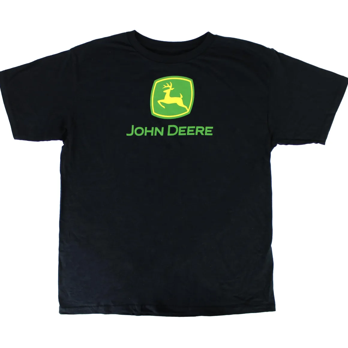 Youth John Deere Trademark Logo Black Short Sleeve T-Shirt